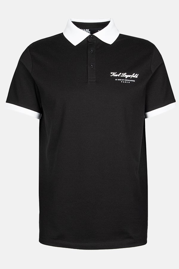 ΜΠΛΟΥΖΑ POLO KARL LAGERFELD - 990 ΜΑΥΡΟ